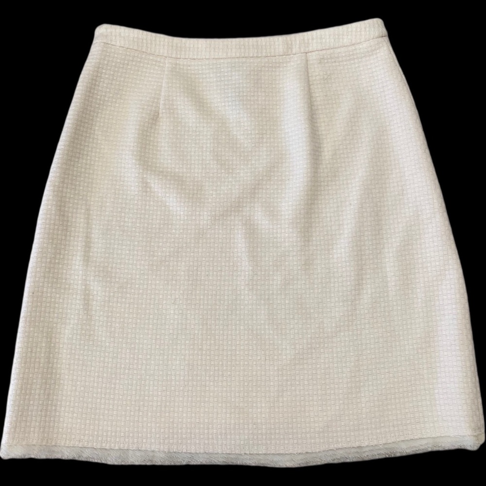 NWT Banana Republic Cream Skirt 8 Petite